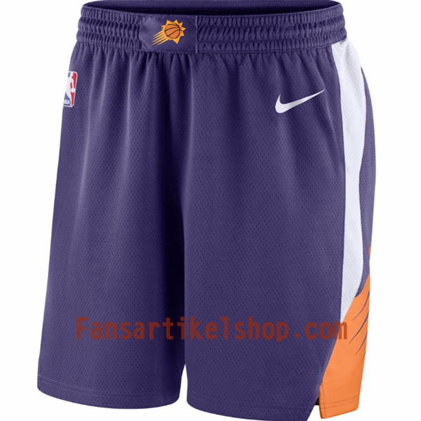 NBA Phoenix Suns Herren Shorts Lila Nike Swingman